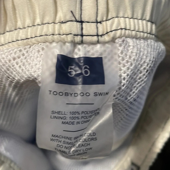 NWT Toobydoo NewYork Boys Blue Swim Suit Size 5-6 - Picture 5 of 6